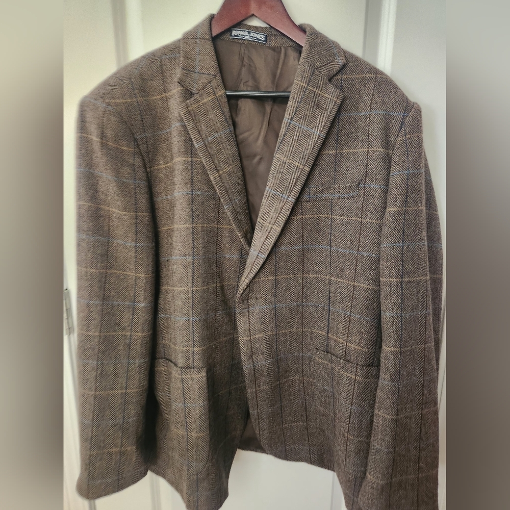 Paul R Jones Blazer Plaid